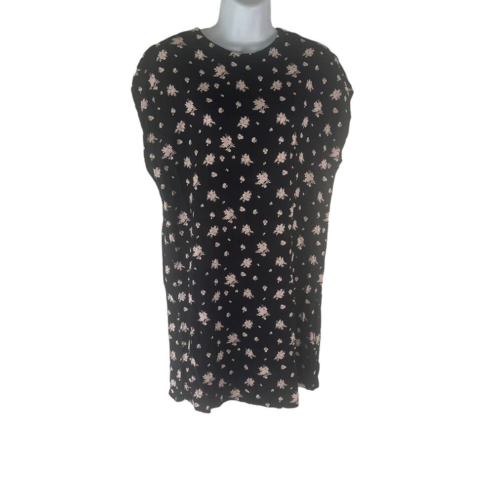 & Other Stories Women's Size 8 Medium Black Floral Day Dress